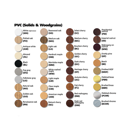 FASTCAP Adhesive Cover Caps Pvc Wood Knotty Pine 9/16 in. 1 Sheet 52 Caps FC.WP.14MM.KP